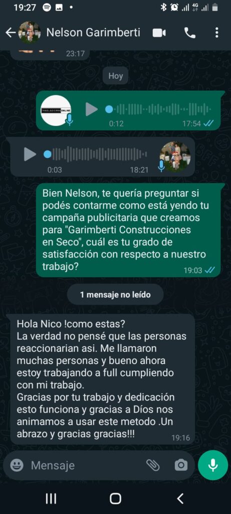 Testimonio Emprendedor